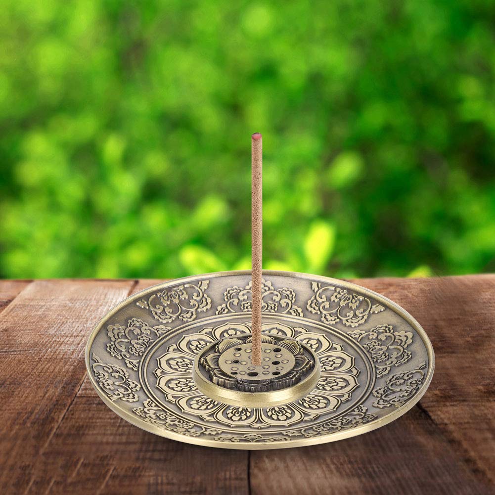 Yivibe 9-Hole Incense Holder & Burner - Aesthetic Home Decor for Aromatherapy, Meditation & Gifts | Perfect for Yoga Rooms, Bedrooms & Spiritual Spaces