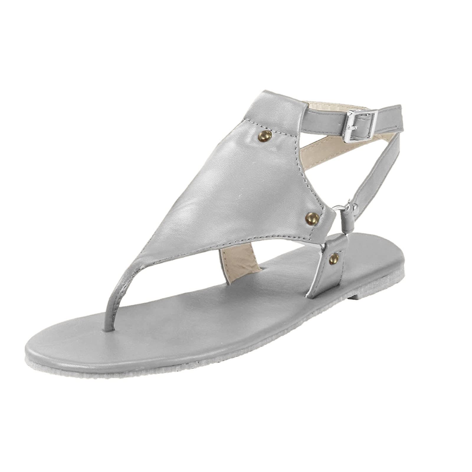Women's Comfortable Flip Flop Sandals - Open Toe Beach Shoes with Adjustable Buckle Strap for Ladies | Perfect for Summer, Vacation & Casual Wear