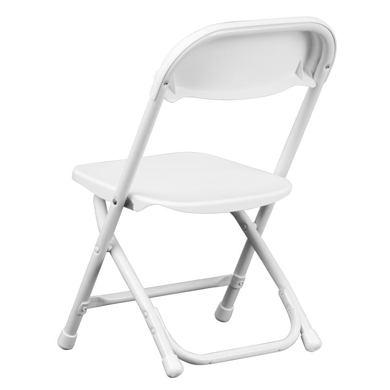 FLASH Kids Plastic Folding Chair - Lightweight & Portable Children's Chair for Indoor/Outdoor Use - Perfect for Camping, Picnics, and Backyard Parties
