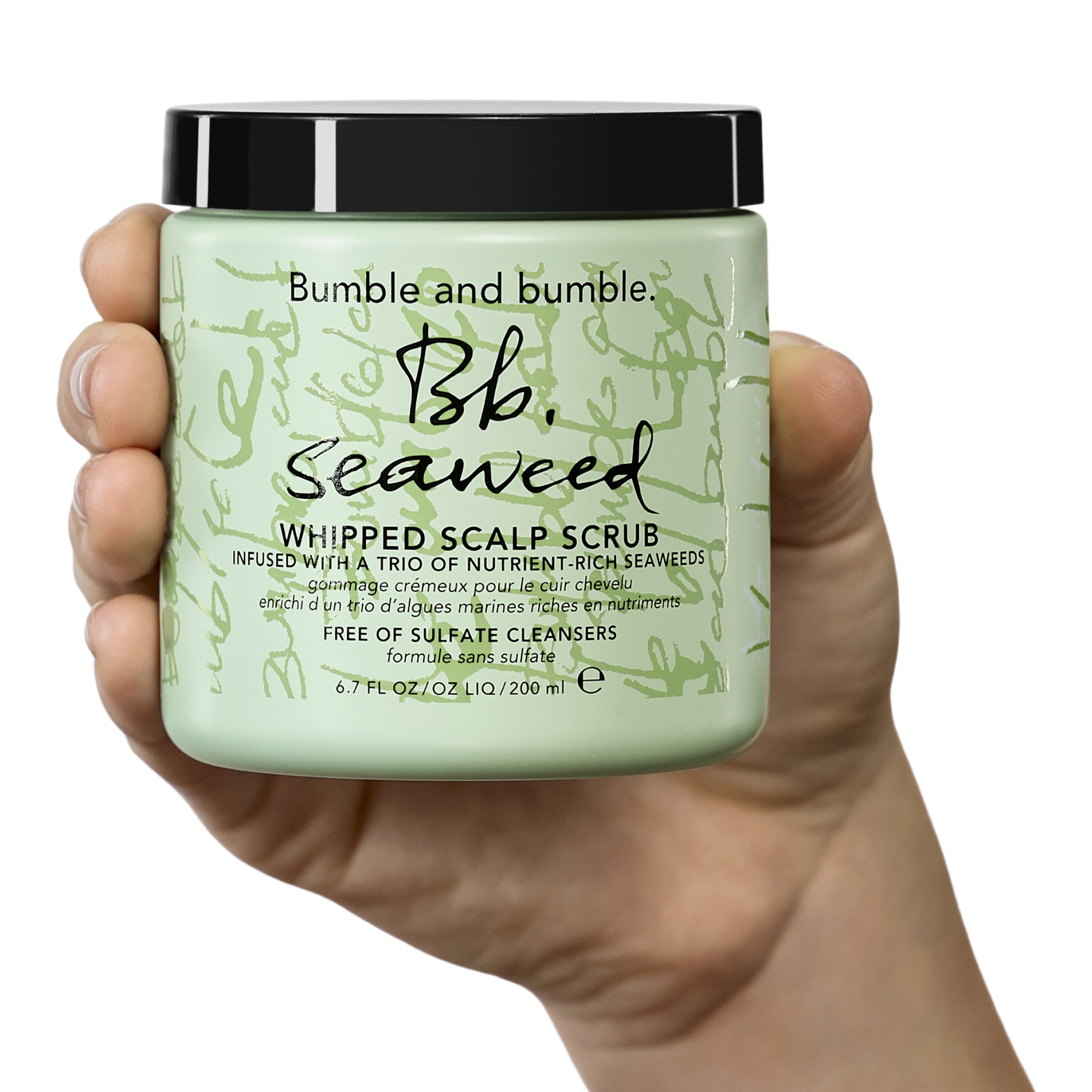 Bumble and Bumble Seaweed Whipped Scalp Scrub - Exfoliating Treatment for Dry, Itchy Scalp | Deep Cleansing & Hydration for Healthy Hair | Perfect for Pre-Shampoo & Spa Days