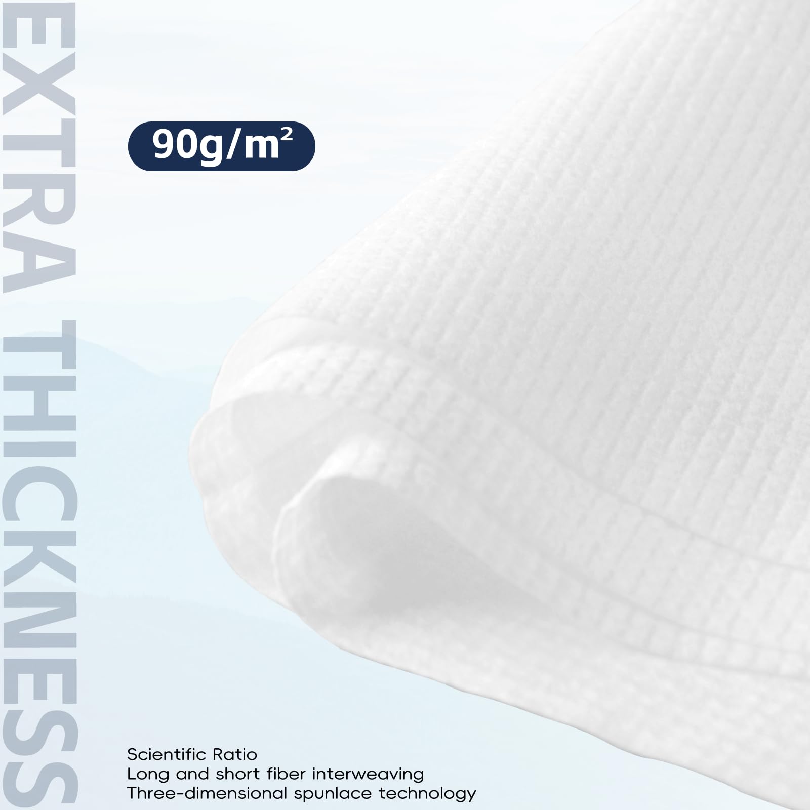 3 Pack Disposable Clean Towels - Soft Absorbent & Eco-Friendly Paper Towels for Kitchen, Bathroom & Car Cleaning | 12x12 Inch Multipurpose Cleaning Wipes for Home, Office & Travel Use