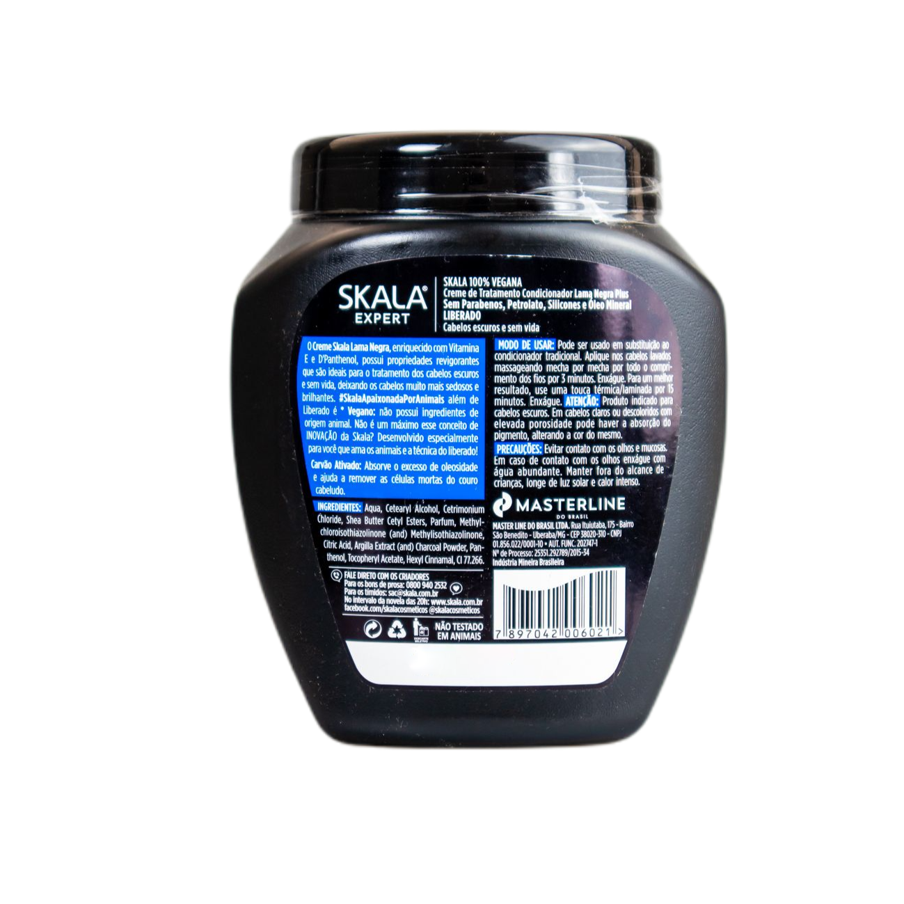 Skala Black Mud Hair Treatment Cream - Deep Conditioning for Dry & Damaged Hair - Salon Quality Hair Care for Smooth & Shiny Locks - Perfect for Home Use & Professional Styling