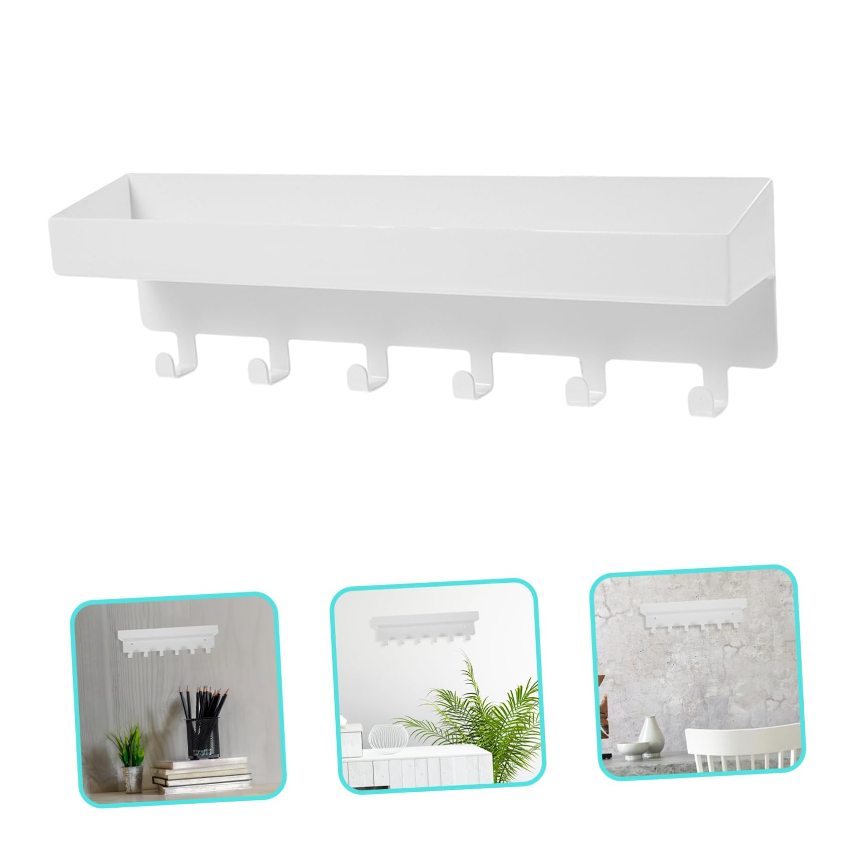 BESPORTBLE Wall-Mounted Medal Display Rack - Sports Award Hanger for Gymnastics Medals with Ribbon Storage - Perfect for Trophy Room, Bedroom Decor & Athletic Achievement Showcase