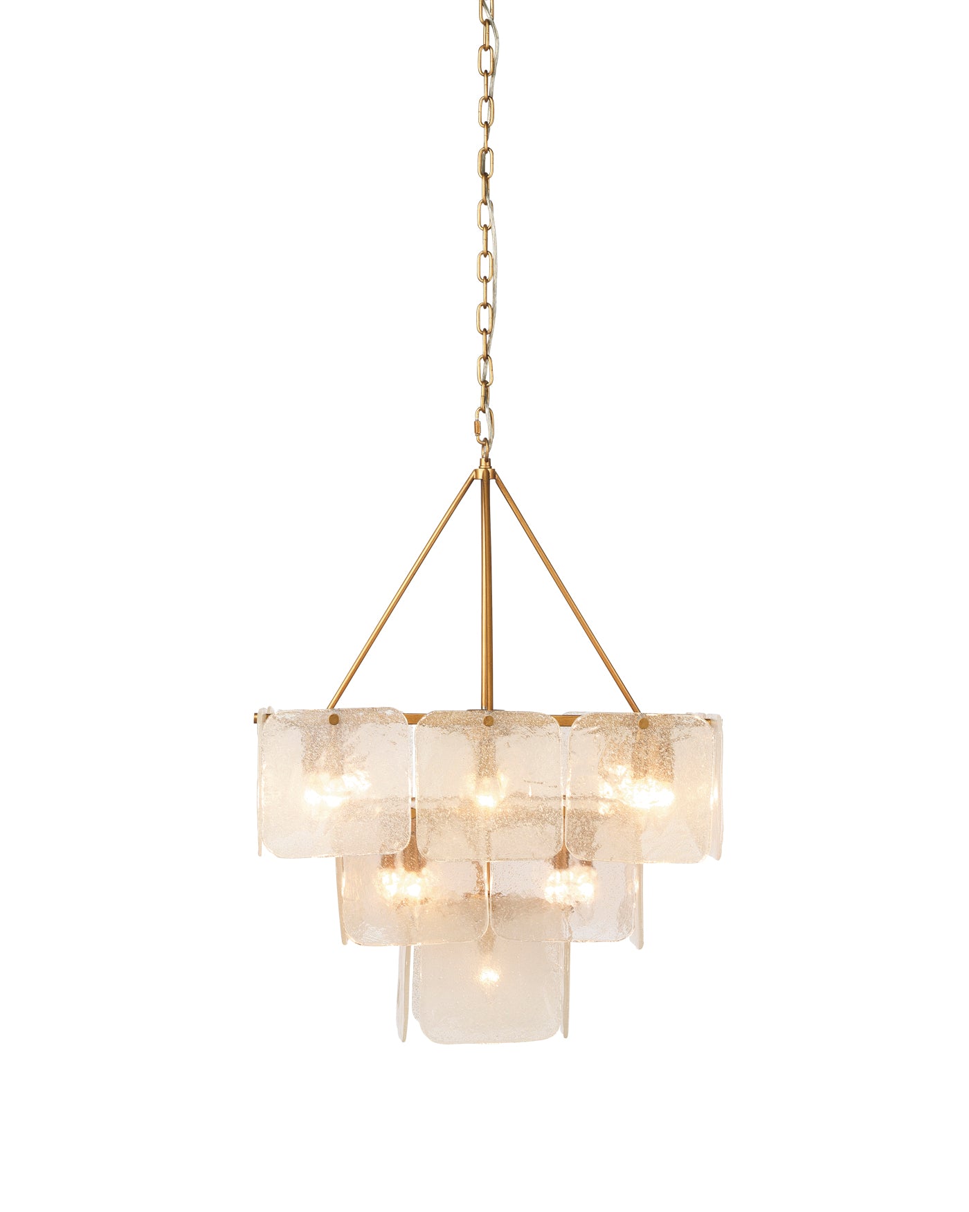 Perignon Three Tier Chandelier - Elegant Crystal Ceiling Light Fixture for Dining Room, Living Room & Bedroom | Modern Home Decor Lighting