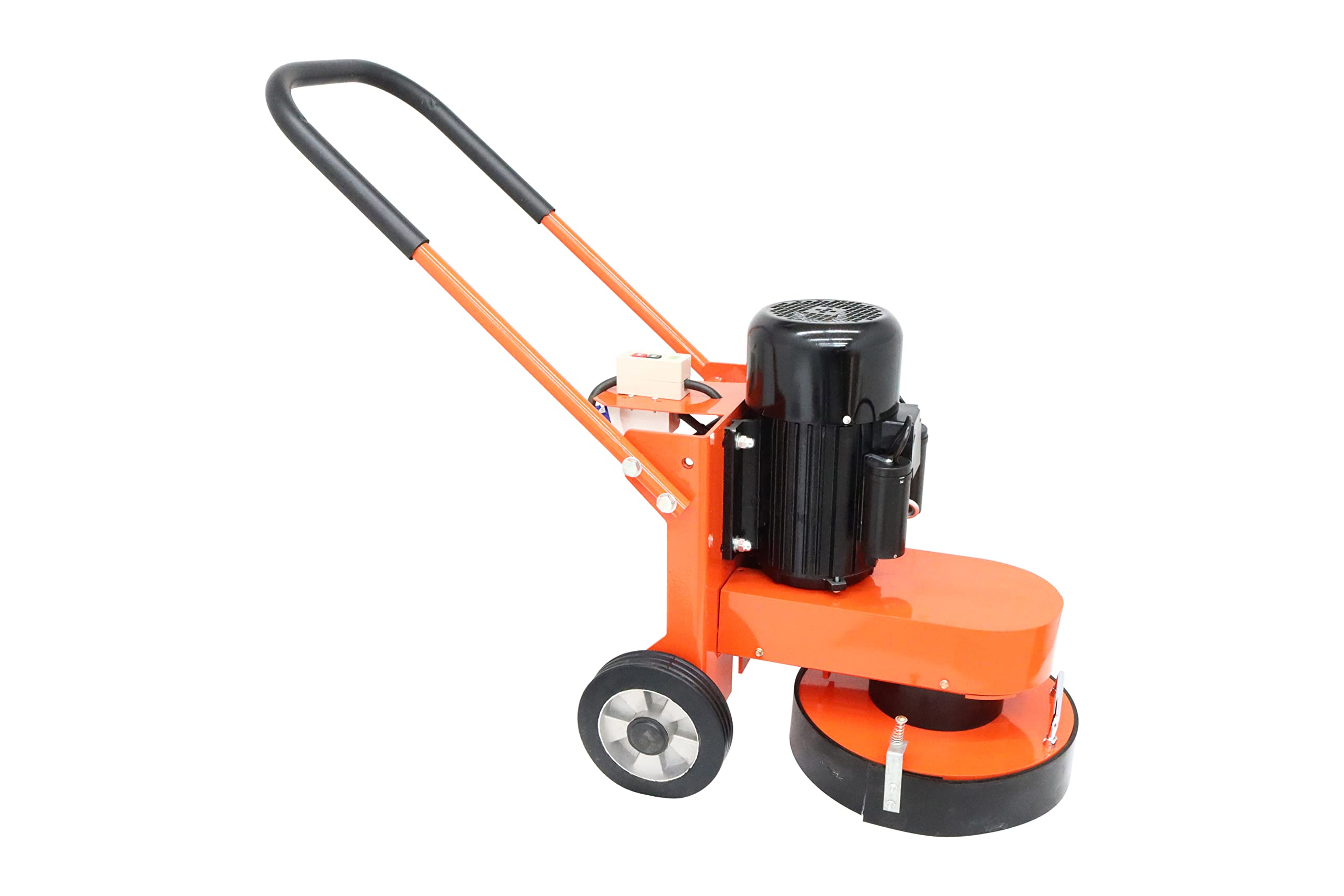 INTBUYING 4000W 220V Multifunctional Hand-Push Concrete Grinder & Polisher - Perfect for Cement Floor Grinding, Smoothing, and Polishing in Warehouses, Garages, and Commercial Spaces