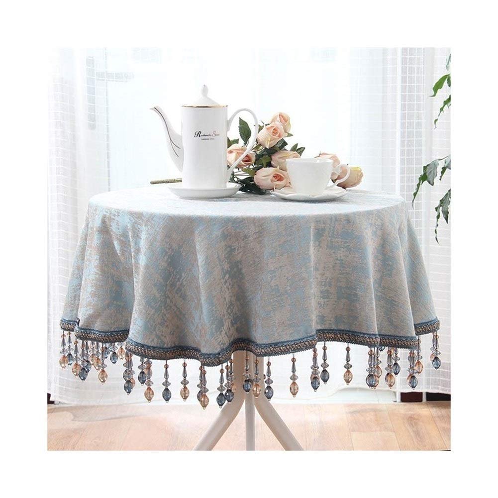 Luxury Square Cotton Tablecloth - European Style for Dining & Coffee Tables