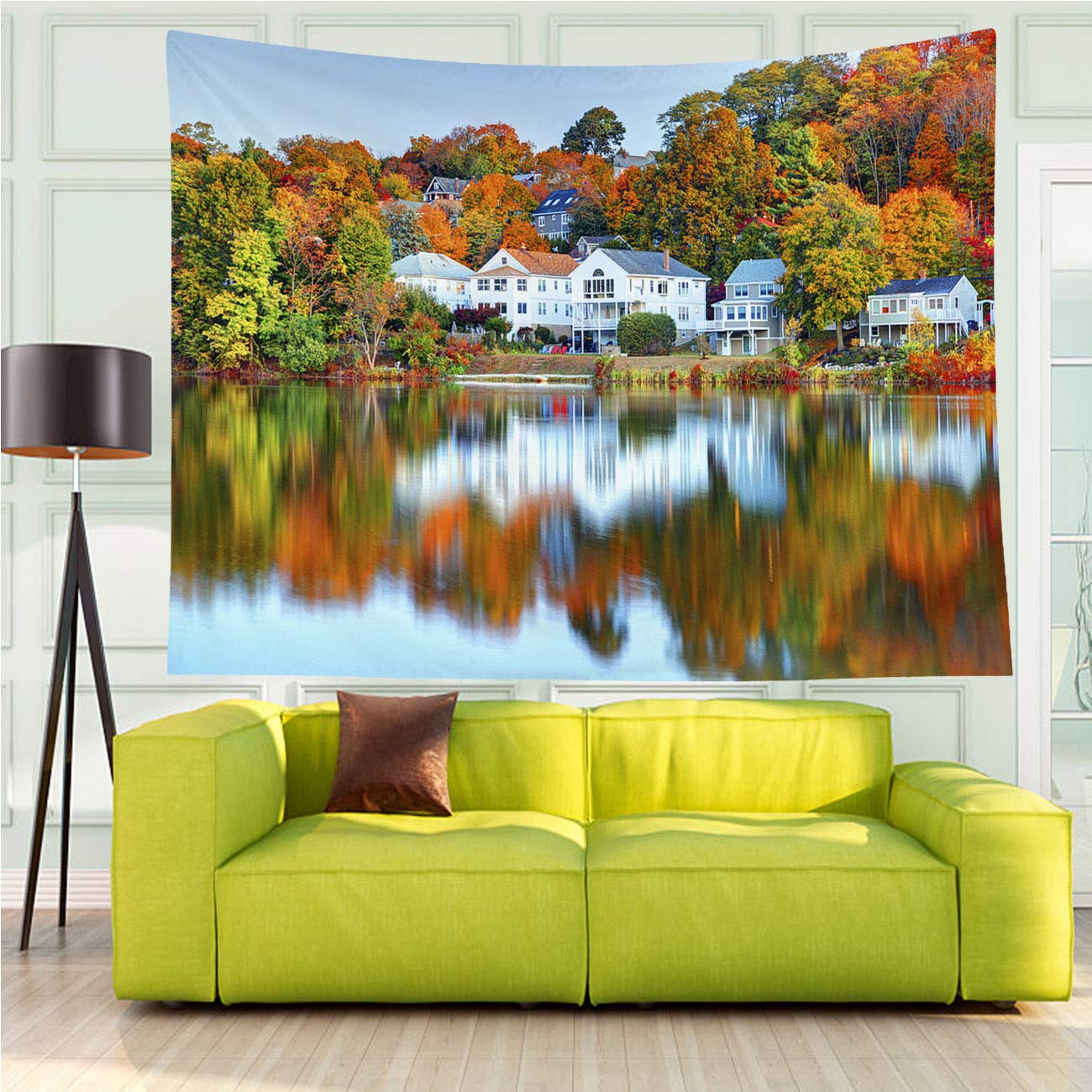 MinGz Autumn Wall Tapestry - 60x40 Inch Bohemian Home Decor for Living Room, Bedroom & Dorm - Perfect for Seasonal Decorations and Cozy Atmosphere