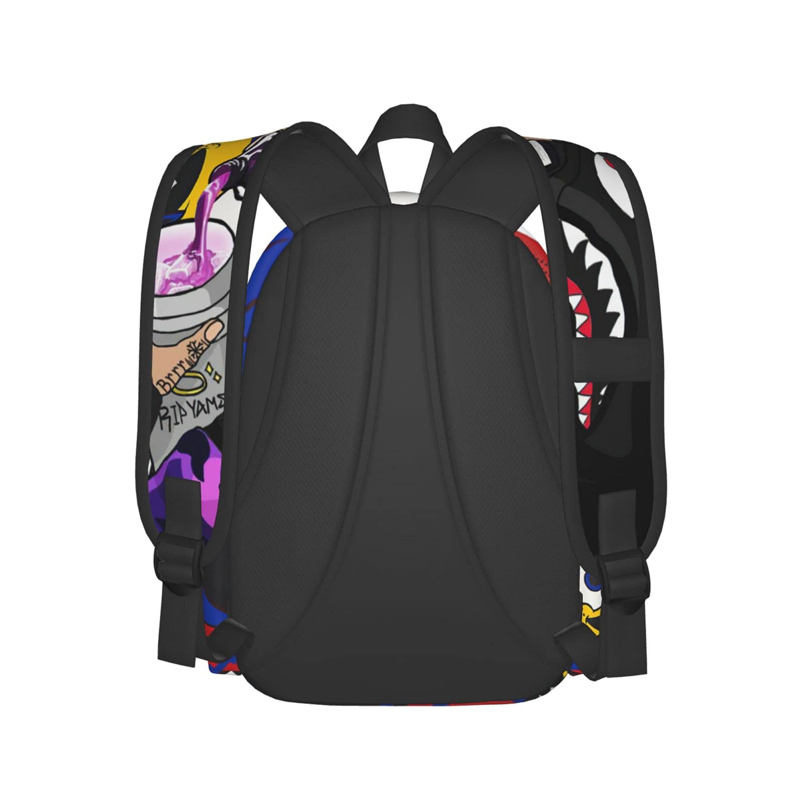 Shark Teeth Camo Backpack - Large Capacity Travel Laptop Backpack for Men & Women, Durable Daypack & Bookbag for School, Work, Hiking & Outdoor Adventures