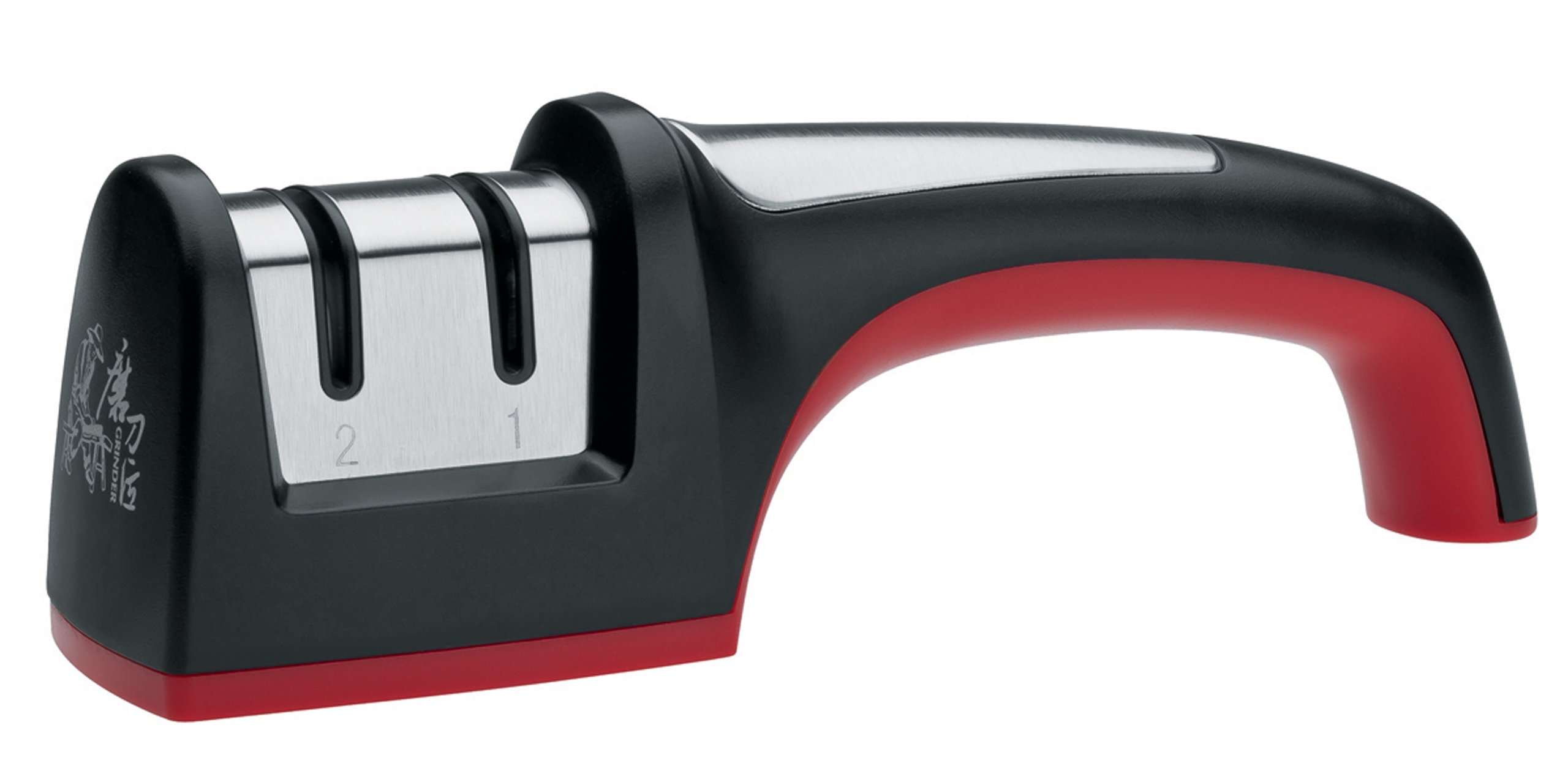 Premium MAGNUM Diamond Knife Sharpener for Kitchen - Professional Red Blade Sharpening Tool for Chefs & Home Cooks - Perfect for Sharpening Kitchen Knives, Hunting Knives & Scissors