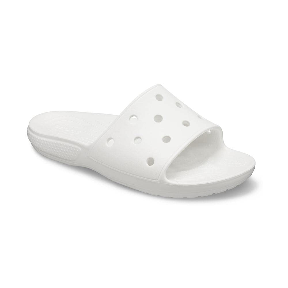 Crocs Unisex-Adult Classic Slide Sandals - Comfortable Waterproof Slip-On Shoes for Men & Women - Perfect for Beach, Pool, Gym & Casual Wear