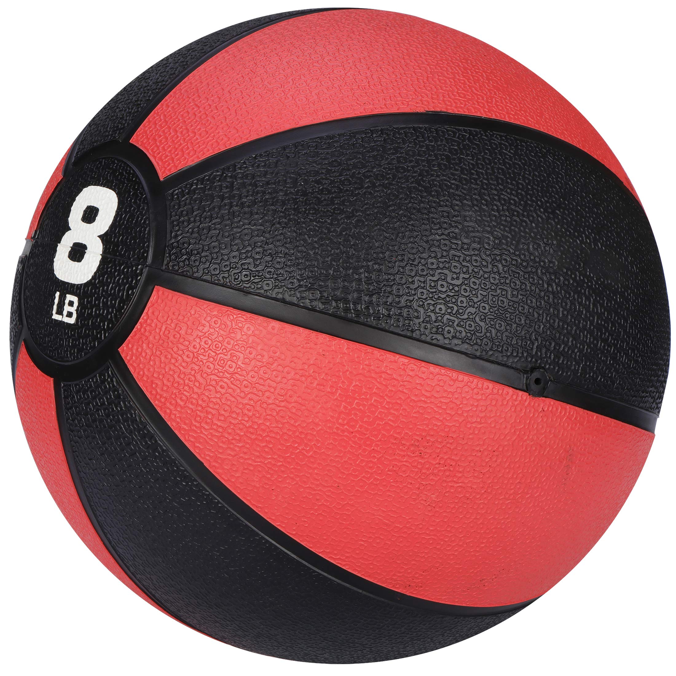 6lbs 8lbs 10lbs 12lbs Medicine Ball - Non-Slip Rubber Textured Surface for Core Strength, Balance & Coordination Training - Perfect for Home Gym, CrossFit, HIIT Workouts and Physical Therapy