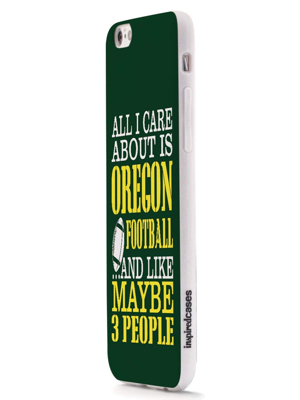 Premium 3D Textured Protective Case for iPhone 12 Pro Max - Oregon Football Inspired Design - Shockproof & Slim Cover for Apple iPhone 12 Pro Max - Perfect for Sports Fans & Everyday Protection