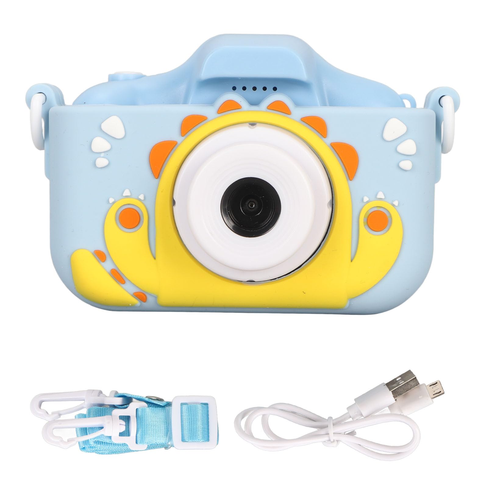 40MP Yctze Blue Digital Camera for Kids - Dual HD Lenses, 2.4