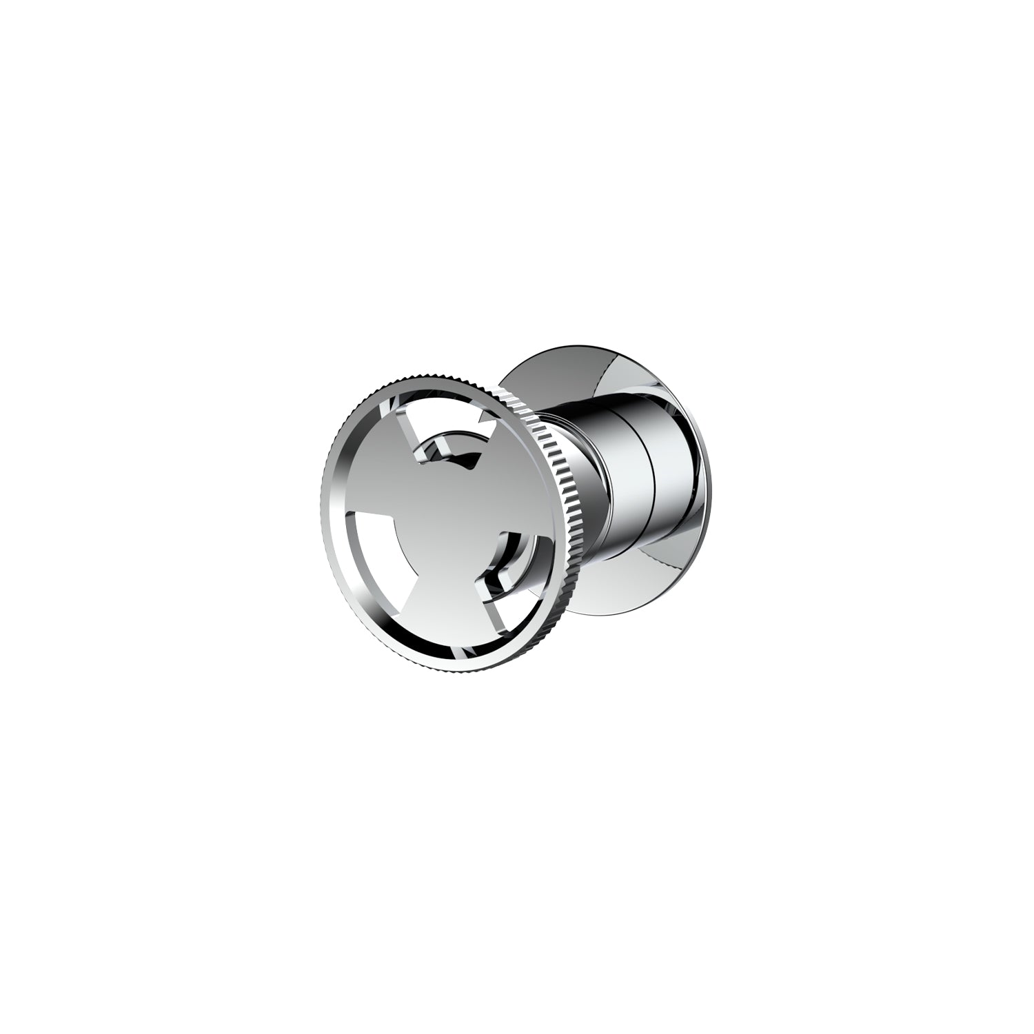 DAX 8030046 CR Round Shower Valve - Single Function Chrome Finish Bathroom Fixture for Modern Homes & Hotels