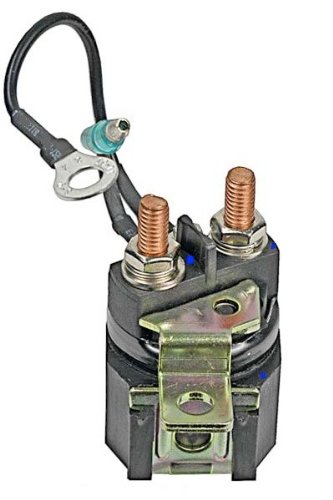 RAREELECTRICAL 12V 4-Terminal Marine Solenoid Replacement for Yamaha 688-91950-10 & 6889195010 | Perfect for Boat Engine Starters & Marine Electrical Systems