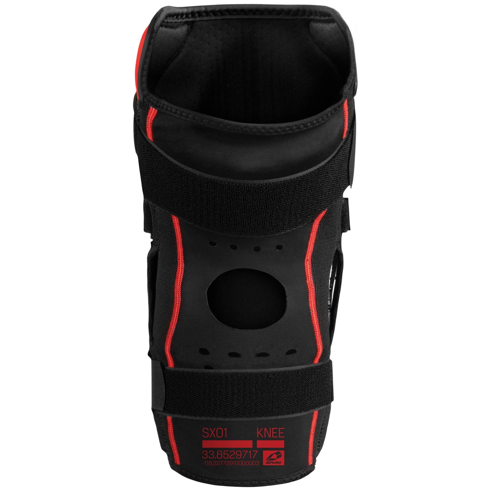 EVS Sports SX01 Knee Brace - Black - Adjustable Support for Running, Basketball & Workouts - Ideal for Athletes & Active Lifestyles