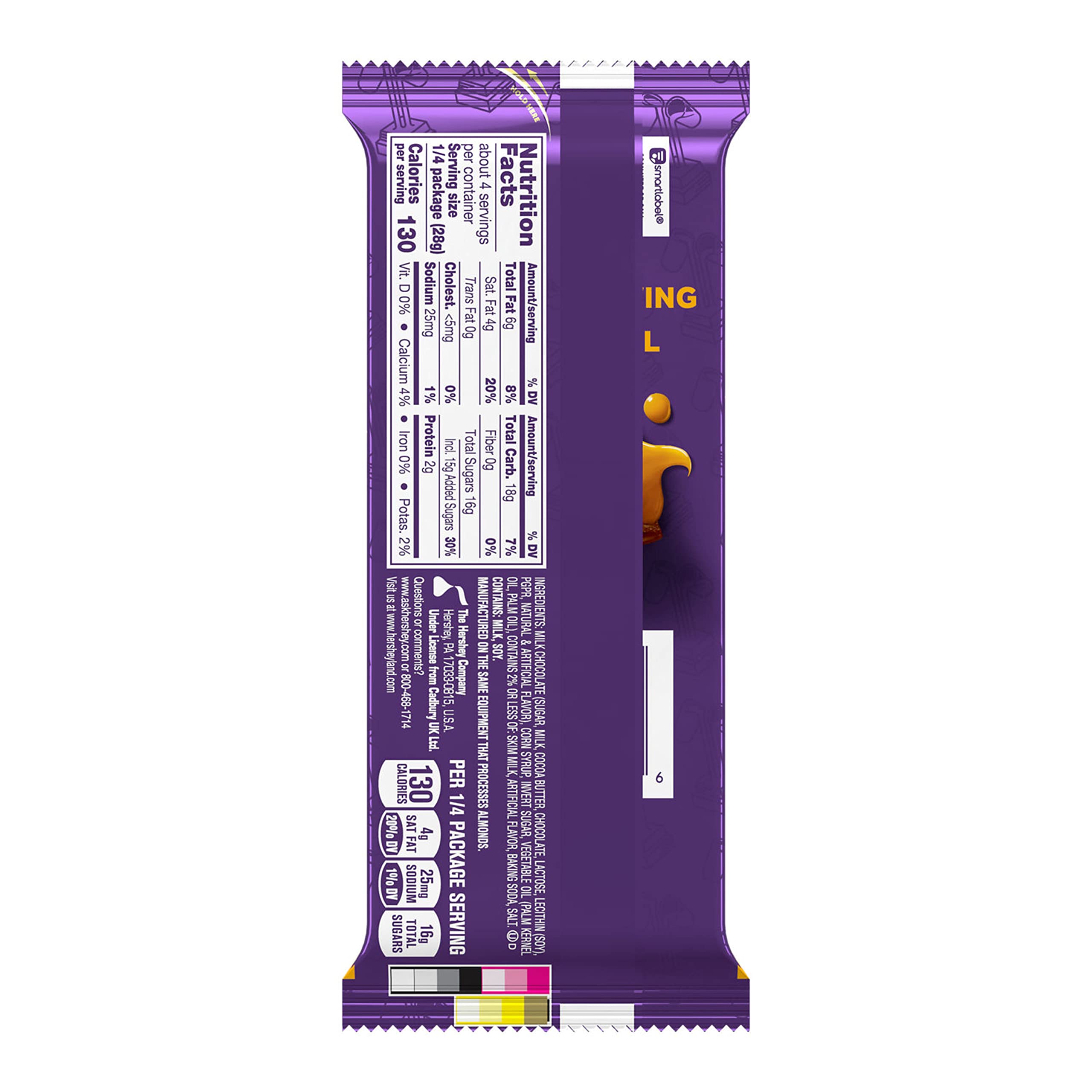 **CADBURY DAIRY MILK CARAMELLO Milk Chocolate Caramel Candy Bar 4 oz - Creamy Chocolate with Caramel Filling - Perfect for Snacking, Gifts & Desserts**
