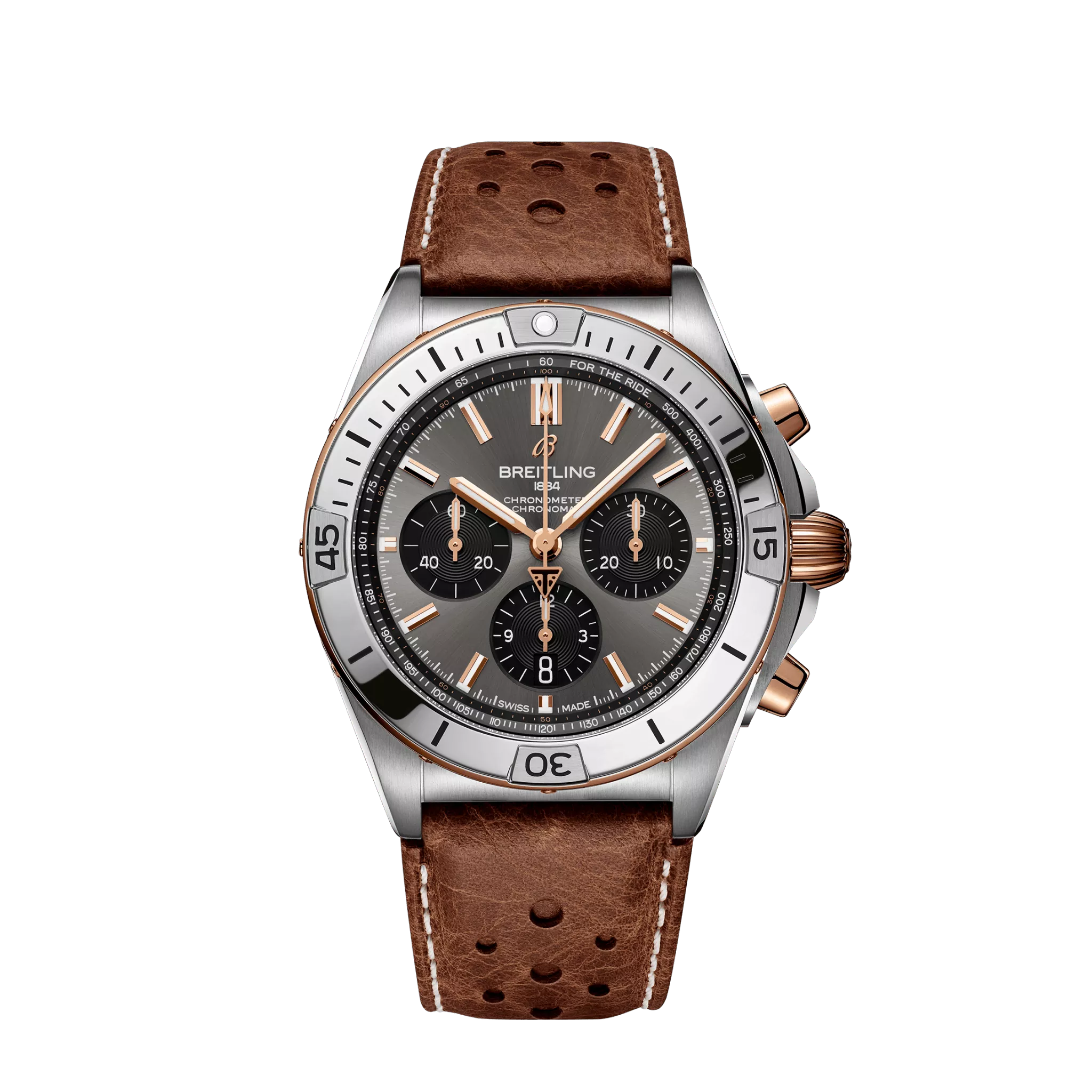 Breitling Chronomat Chronograph Men's Watch - Titanium & 18k Red Gold Luxury Timepiece for Business, Gifting & Special Occasions