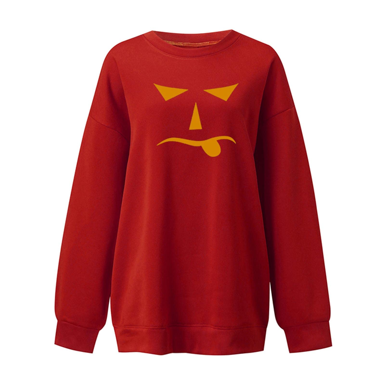 Women's Cute Halloween Graphic Tees - Long Sleeve Streetwear Shirts for Teen Girls | Trendy Costume Outfit for Halloween Parties, Cosplay & Casual Wear