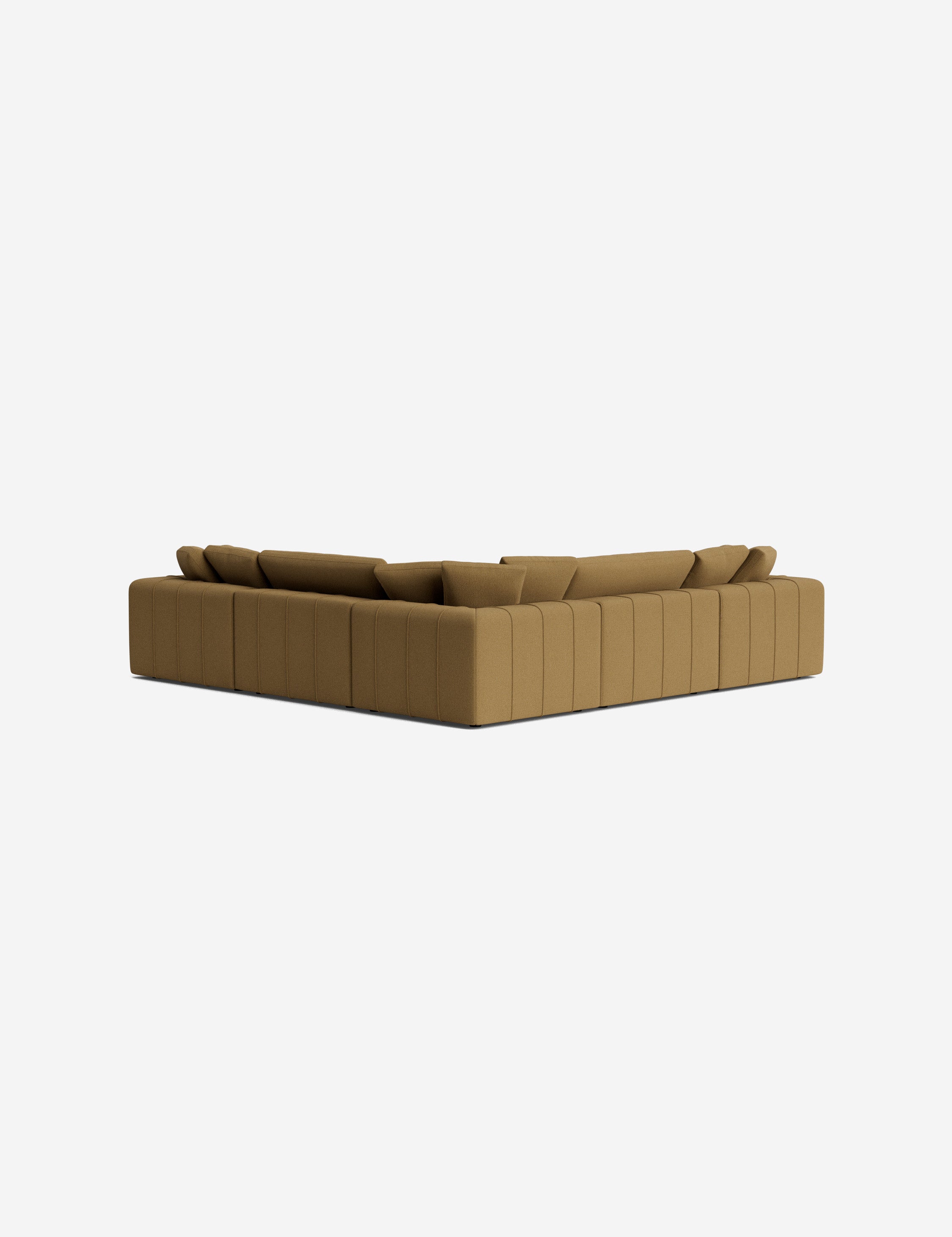Capella Modular Corner Sectional Sofa - Modern L-Shaped Couch for Living Room, Reversible Design with Ottoman | Perfect for Small Spaces, Apartments & Home Theater Seating