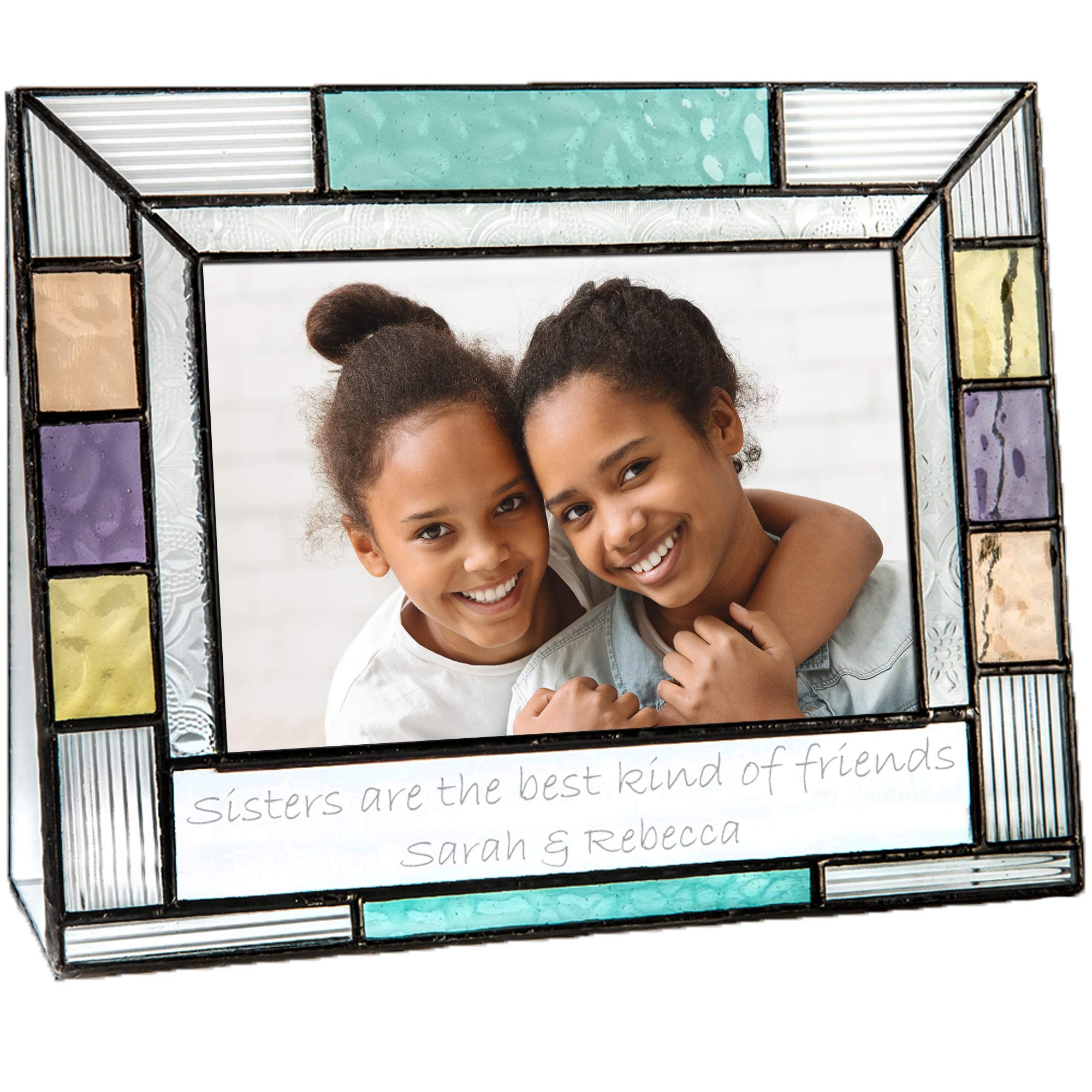 Personalized Sister Picture Frame - 4x6 Engraved Photo Keepsake for Home Décor