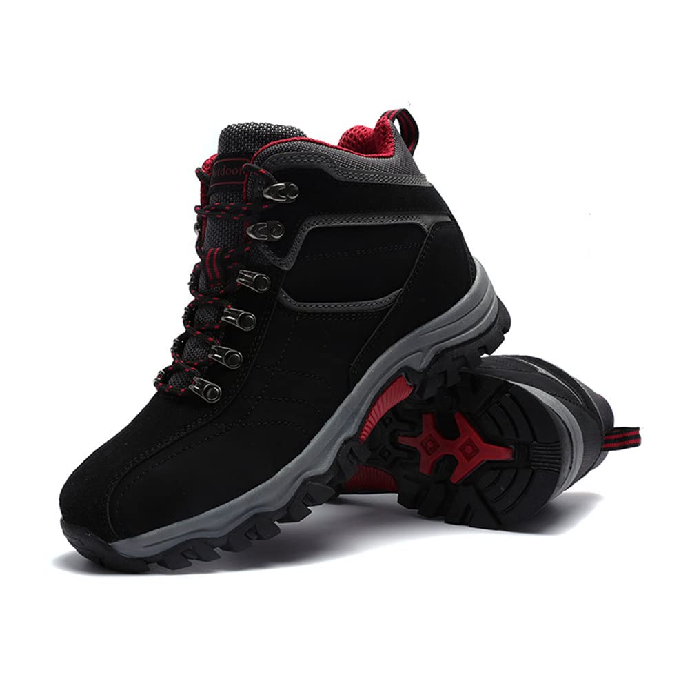 Men's Waterproof Hiking Boots - Lightweight Multi-Terrain Outdoor Shoes with Anti-Slip Lugs & Durable Camouflage Design for Trekking, Camping & Work | Comfortable Ankle Support for All-Day Wear