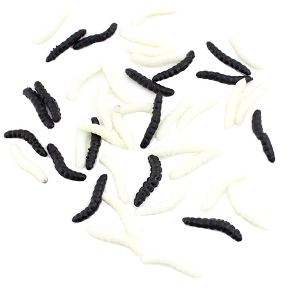 PartyKingdom 20PCS Realistic Fake Maggots Prank Toys - Halloween Scary Prank Gag Toys for Trick or Treat, Party Decorations, Practical Jokes & Prank Gifts