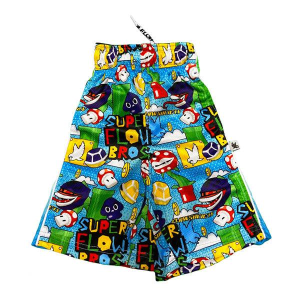 Super Flow Bros Boys' Athletic Shorts - Lightweight, Quick-Dry & Comfortable for Running, Basketball & Outdoor Sports
