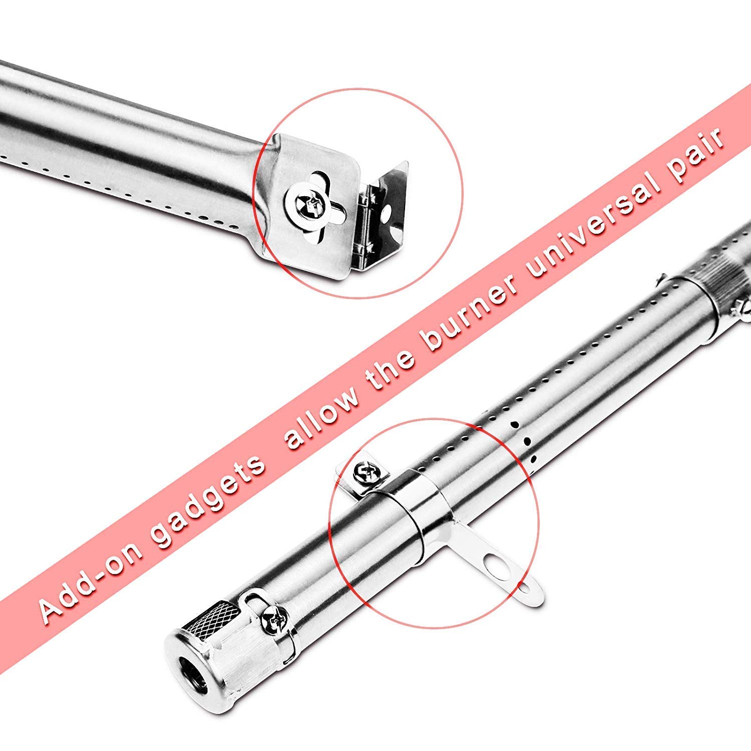 4-Piece Stainless Steel Heat Plate Set with Burners & Crossover Channels - Durable Commercial Kitchen Equipment for Restaurants, Catering & Outdoor Cooking