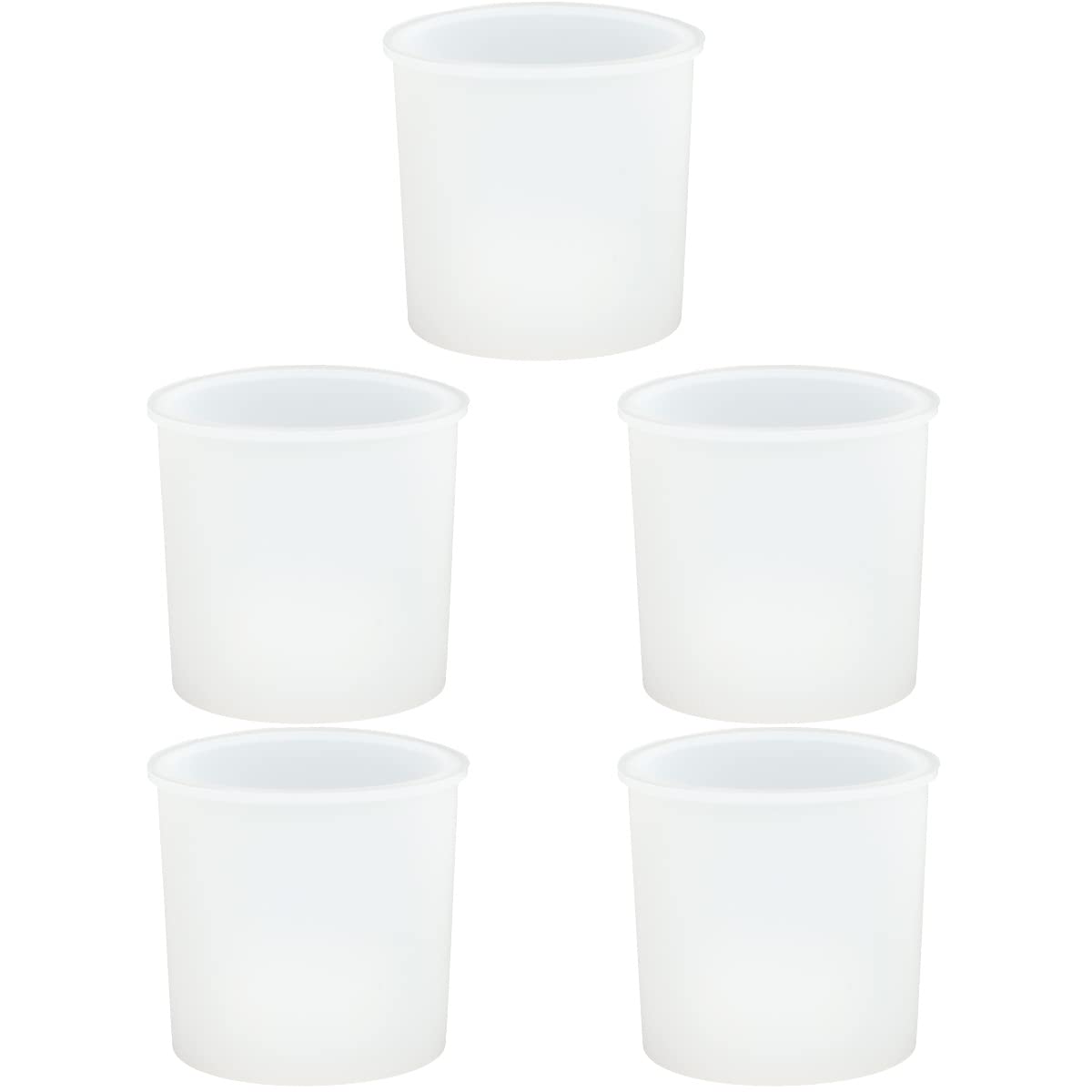 EXCEART 5-Piece DIY Resin Jewelry Molds Set - Cylinder Silicone Molds for Flower Pots, Plants & Crafts - Perfect for DIY Jewelry Making, Resin Art, Home Decor & Gift Projects (Great for Beginners & Professionals)