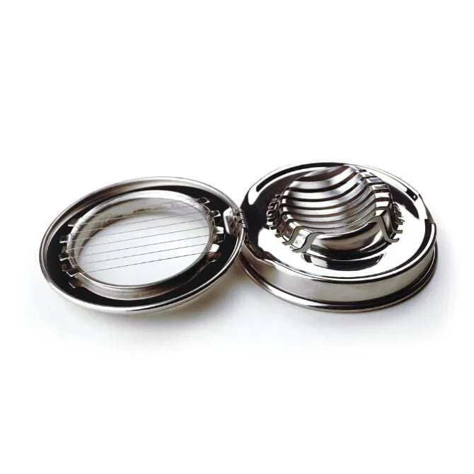 Premium Stainless Steel Egg Slicer - Tabletop Kitchen Tool for Hard Boiled Eggs - Perfect for Salads, Sandwiches & Meal Prep