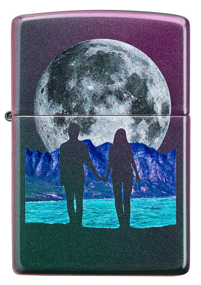 Moon Couple Design Matching Necklaces for Couples - Romantic Gift for Anniversaries, Valentine's Day & Date Nights