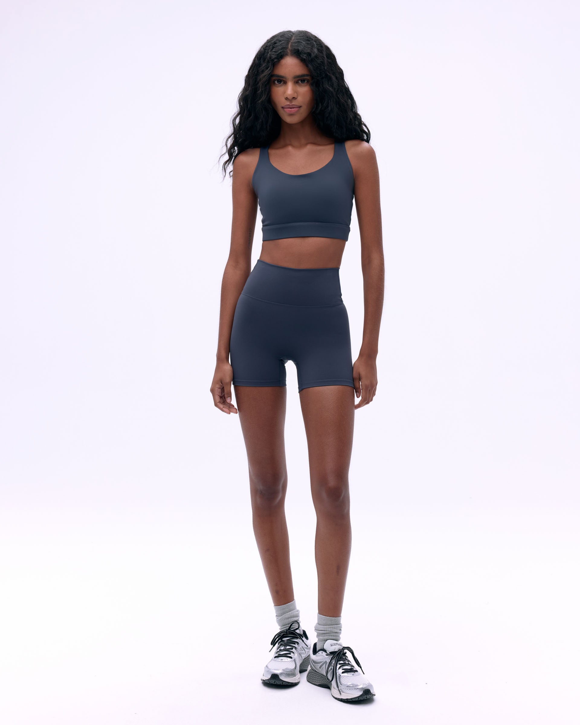 Ultimate Cross Back Bra - Midnight Blue | Comfortable Support for Yoga, Workouts & Everyday Wear