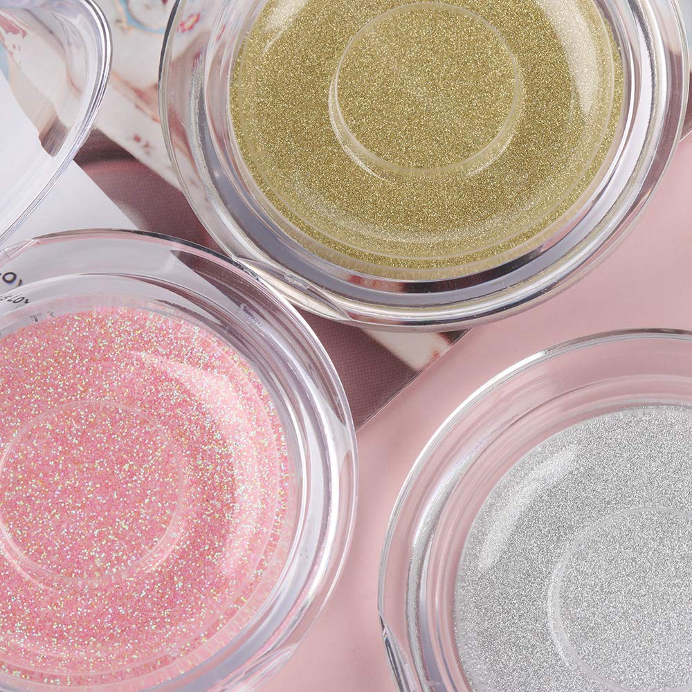 10 Pcs Clear Round Empty Plastic Eyelash Storage Box with Trays & Glitter Cards - 3D Mink False Eyelash Packaging Case, Cosmetic Organizer for Women & Girls - Perfect for Salon, Travel, and Makeup Storage