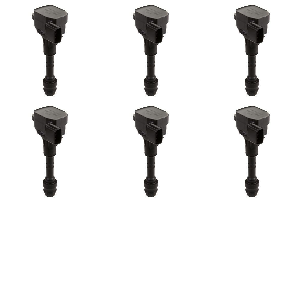 6 Pack AD Auto Parts Ignition Coil 7805-3357 Compatible with Infiniti Nissan I35 QX4 2002-2019 - Improve Engine Performance & Fuel Efficiency