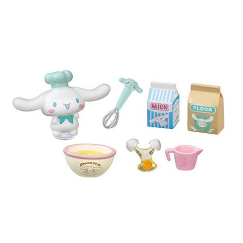 Sanrio Cinnamoroll Miniature Kitchen Set - Re-Ment Dollhouse Furniture for Collectors & DIY Scenes | Perfect for Home Decor, Gift Giving & Kawaii Room Displays