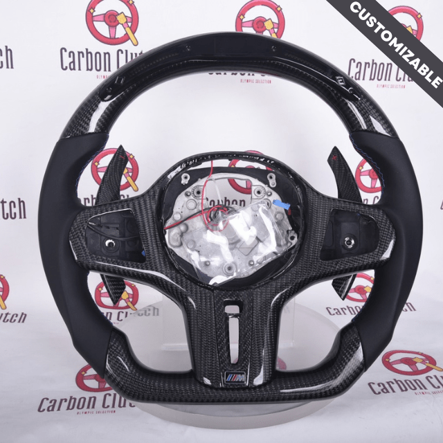 2019-2024 BMW G Series M & M Performance Custom Carbon Fiber Steering Wheel - Premium Upgrade for Enhanced Grip & Style - Perfect for Track Days & Luxury Driving