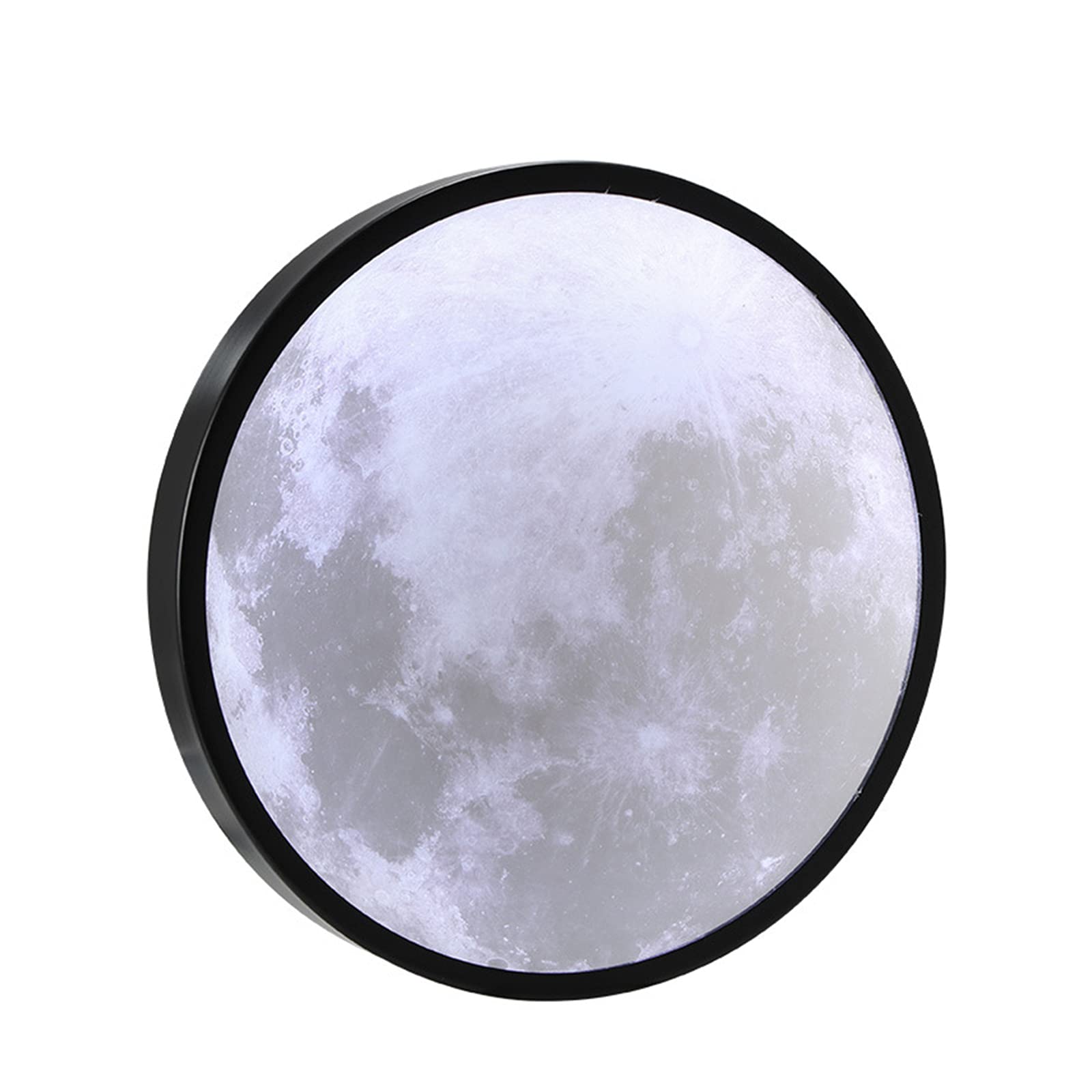 USB Rechargeable Vanity Mirror with LED Lights - Wall Mounted Moon Shaped Makeup Mirror for Home Decor & Bedroom Vanity | Perfect for Makeup Application, Skincare Routine & Interior Decoration