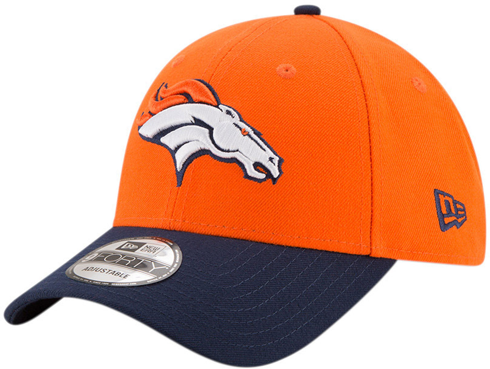 Denver Broncos New Era 940 The League NFL Adjustable Hat - Official NFL Team Logo Cap for Men & Women - Perfect for Football Games, Tailgating & Casual Wear