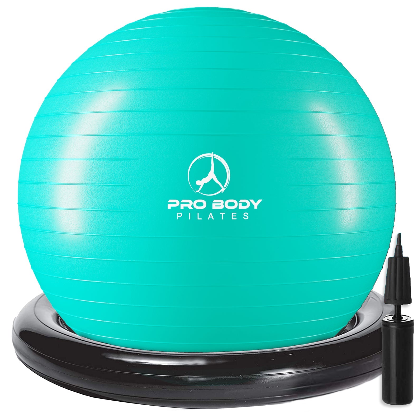 Best Exercise Ball Chair with Stable Base & Resistance Bands - Ergonomic Office & Home Workout Seat for Yoga, Fitness, and Posture Correction