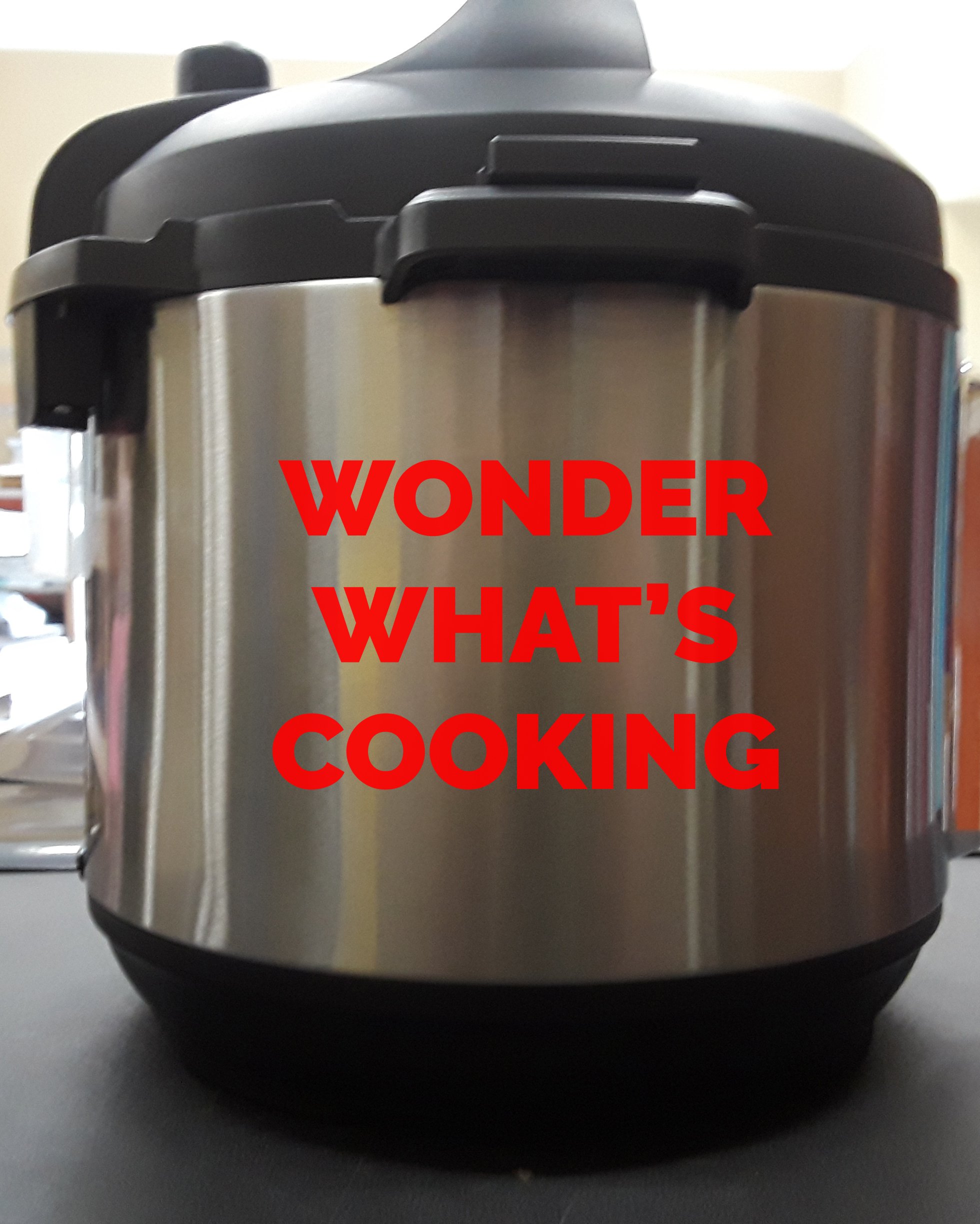 Red 6 Inch Vinyl Decal Sticker for Pressure Cooker - Heat Resistant Kitchen Decoration - Perfect for Instant Pot, Crockpot & Cooking Appliances