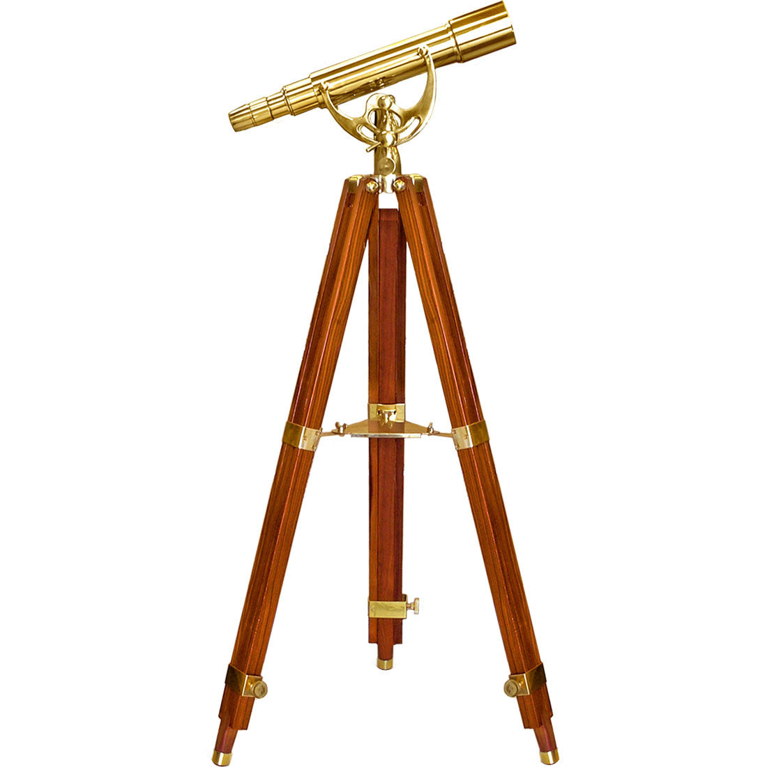 Barska 15-45x50 Anchormaster Brass Telescope AA10616 - High Power Spotting Scope for Bird Watching, Hunting & Outdoor Adventures