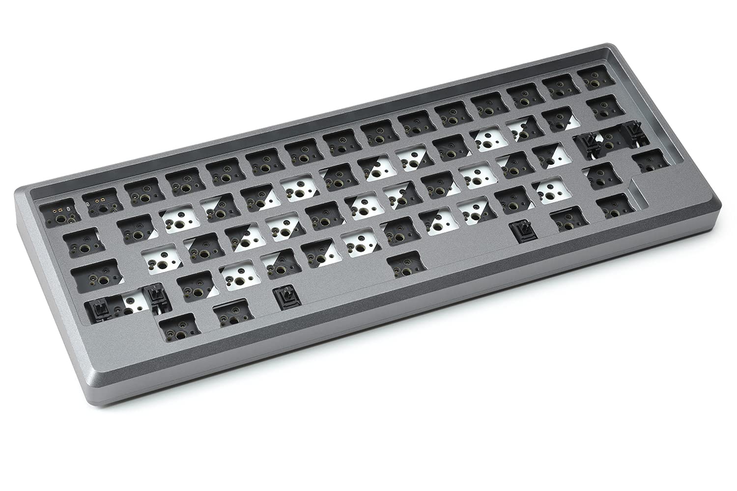 DROP + Tokyo60 V4 60% Mechanical Keyboard Kit - Hotswap Kaihua Sockets, Programmable QMK, USB-C, CNC Aluminum Case (Slate) | Compact HHHK-Style for Typing Enthusiasts & Programmers