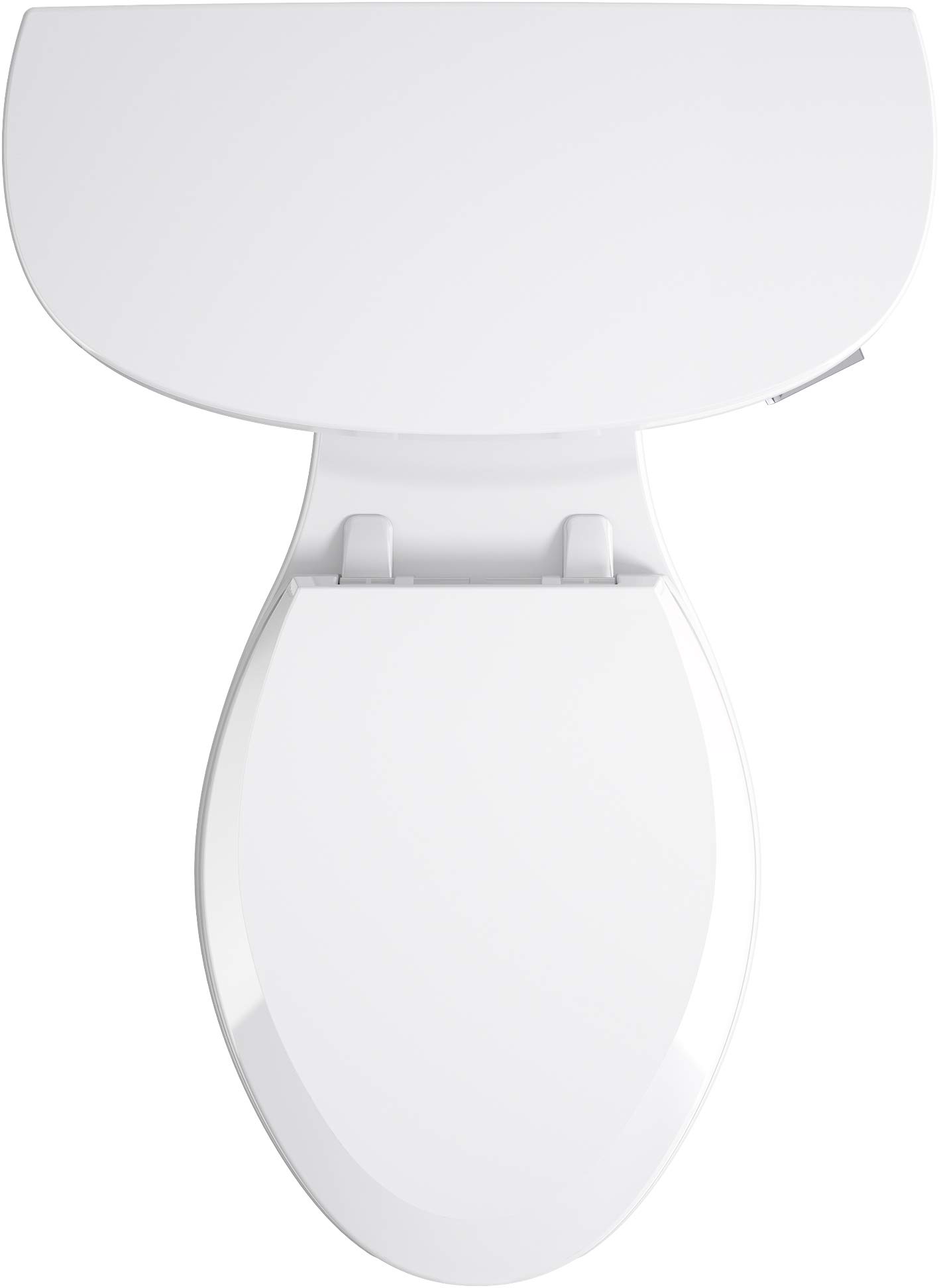 KOHLER Kingston™ 1.28 GPF Right-Hand Flush Toilet Tank - Water Efficient Elongated Bowl for Modern Bathrooms & Small Spaces