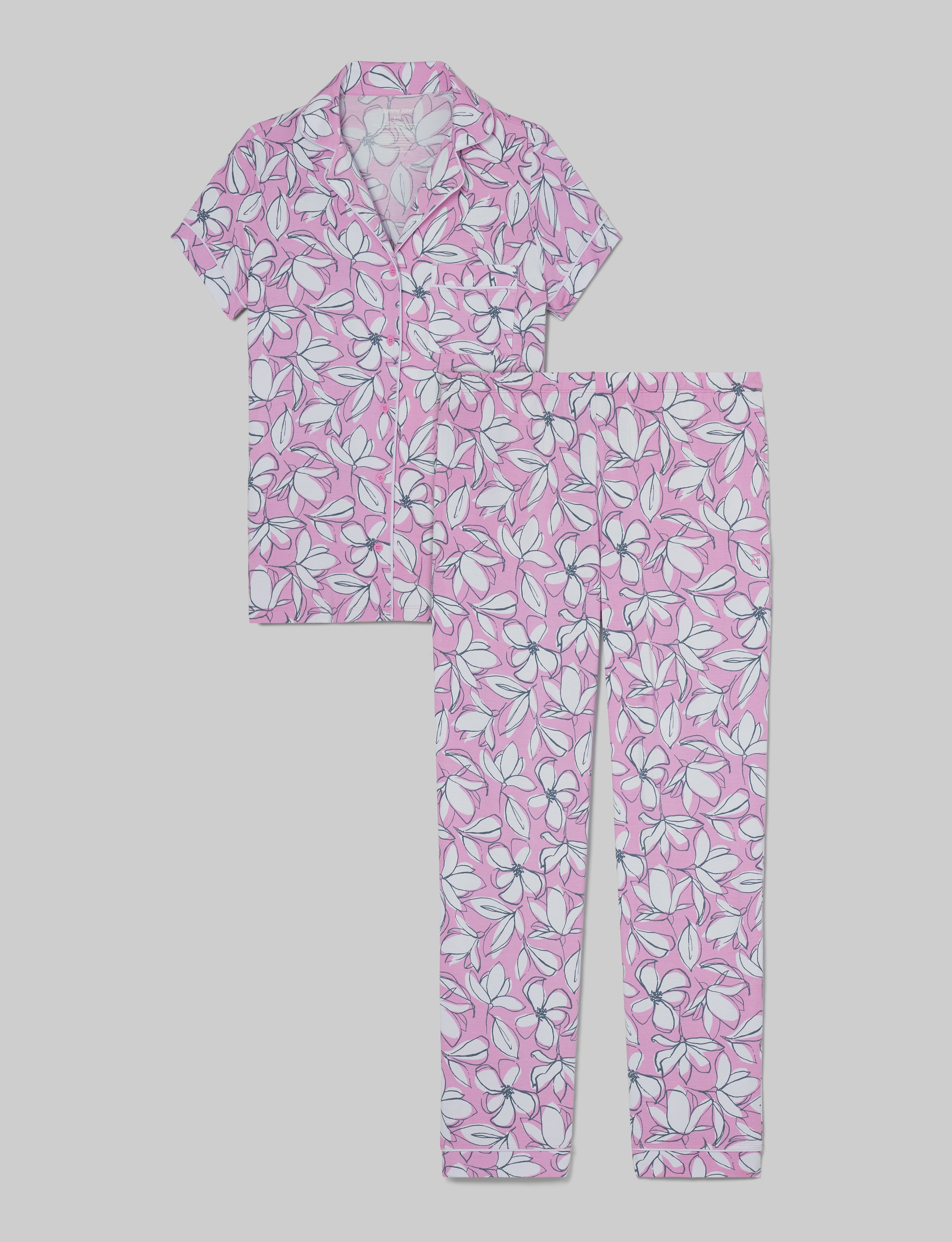 Cozy Women's Pajama Set - Soft Sleepwear Top & Lounge Pants for Relaxing at Home | Perfect for Nighttime Comfort & Lounging