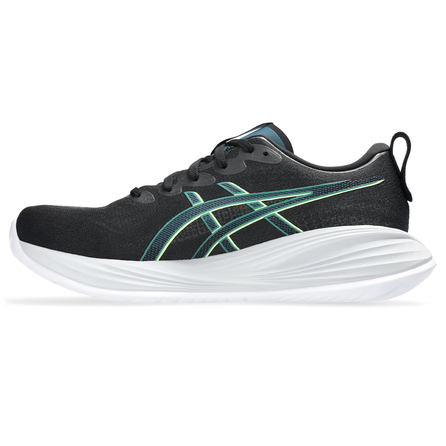 ASICS Men's GEL-Cumulus 27 Running Shoes - Black/Lucid Yellow - Lightweight Cushioned Sneakers for Road Running, Jogging & Gym Workouts