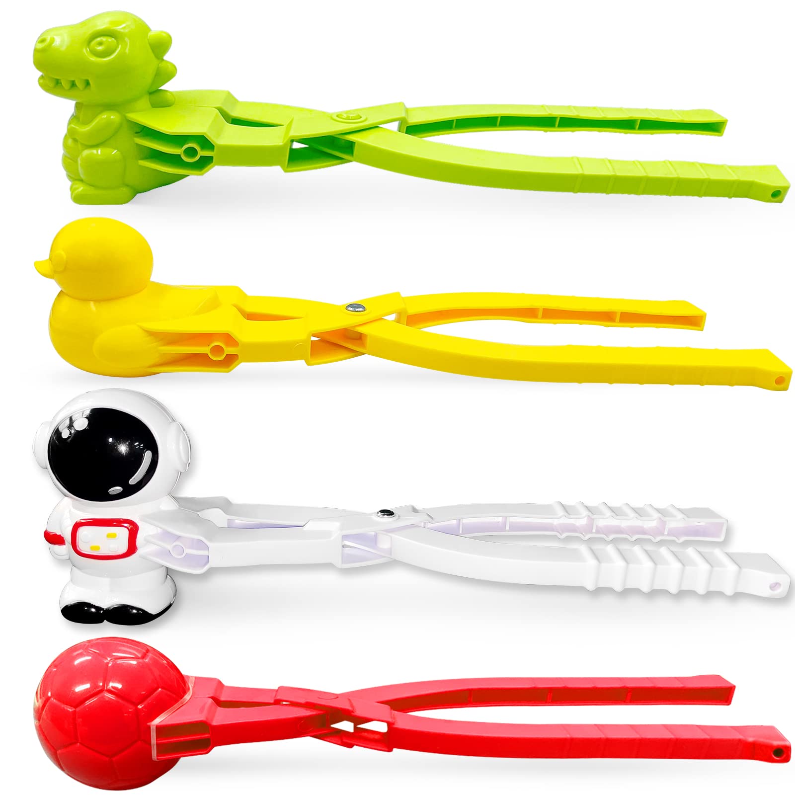 Kocuos 5-Piece Snow Molds Kit - Fun Penguin Snow Ball Maker & Winter Snow Toys for Kids Ages 3+ (Boys & Girls) - Perfect for Outdoor Snow Play, Backyard Winter Activities & Family Snow Day Fun