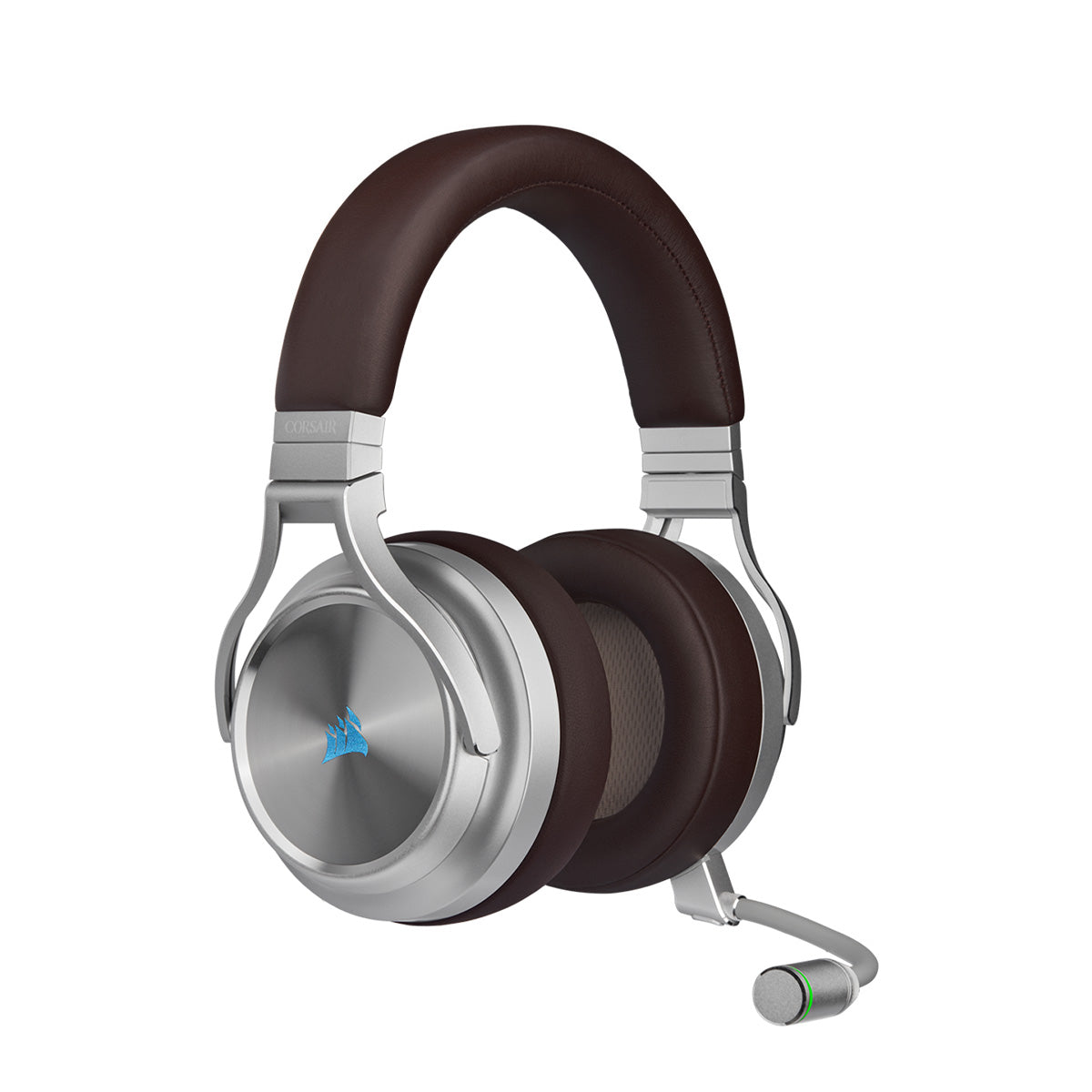 Corsair VIRTUOSO SE RGB Wireless Hi-Fi Gaming Headset with Noise Cancellation - Premium Sound for PC, PS5, Xbox - Perfect for Competitive Gaming & Streaming (Espresso Brown)