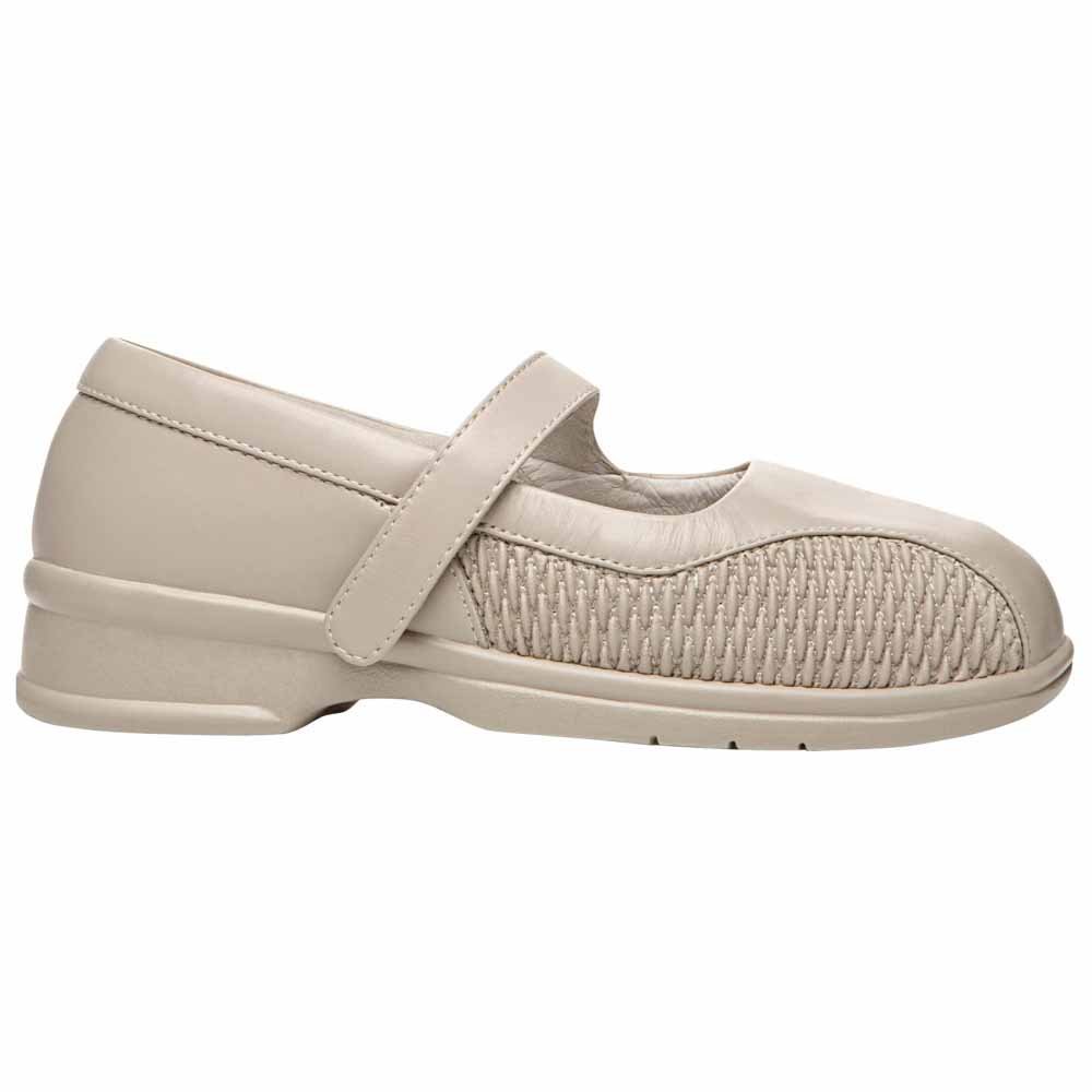 Propét Women's Erika Mary Jane Flat - Comfortable Orthopedic Shoes for Women with Arch Support - Perfect for Work, Walking & Everyday Wear