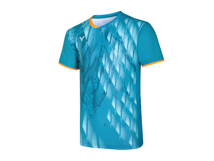 Victor T 45000TD Men's Badminton Shirt - Breathable Quick-Dry Sports Shirt for Badminton & Tennis - Perfect for Training & Competition